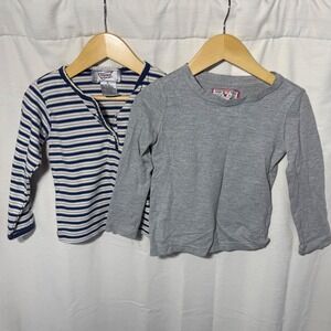 Gap & French Toast Kids Long Sleeve Shirts Bundle Size XS 4